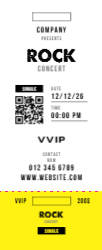 Event Ticket 1 3.5"x8.5"