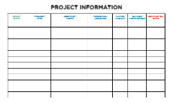 Production Tracking 60"x30"