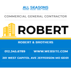 Contractor Sign 1 4'x4'