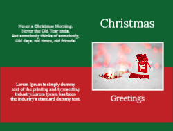 Festive Frost Outside