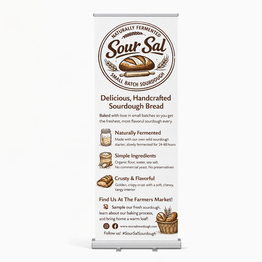 Economy Retractable Banner Stand