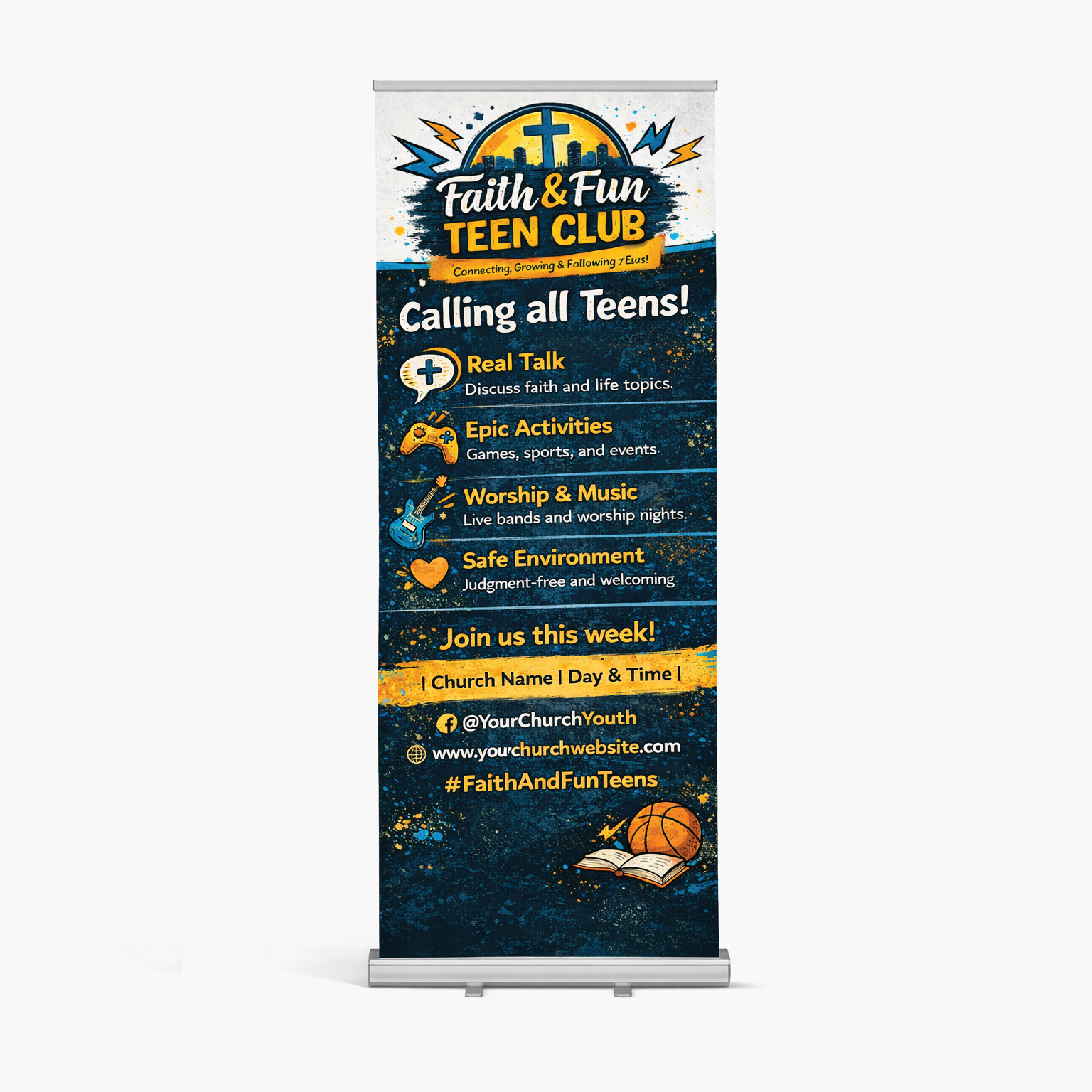 Economy Retractable Banner Stand