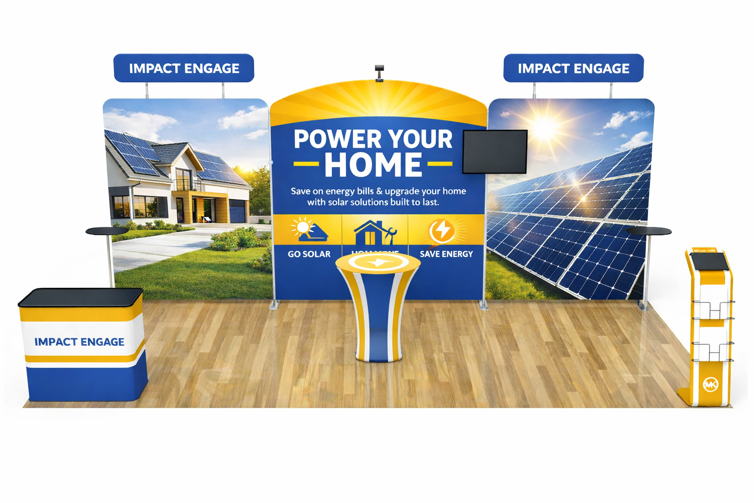 Impact Engage 10'x20' Tradeshow Booth Kit