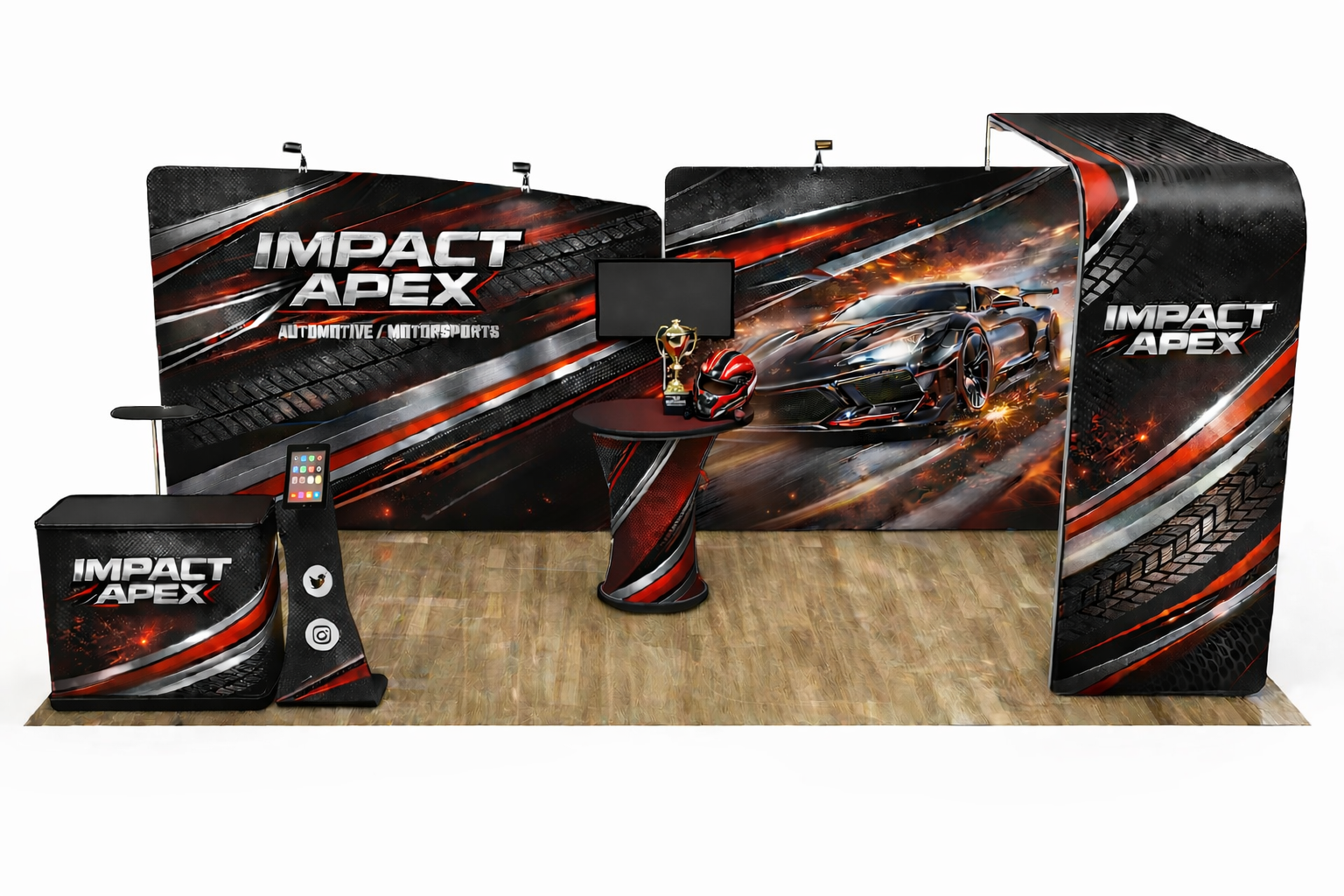 Impact Apex 10'x20' Tradeshow Booth Kit