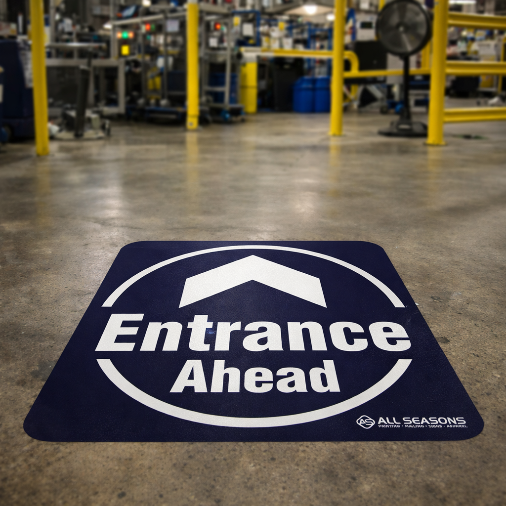 Industrial Textured Floor Decals