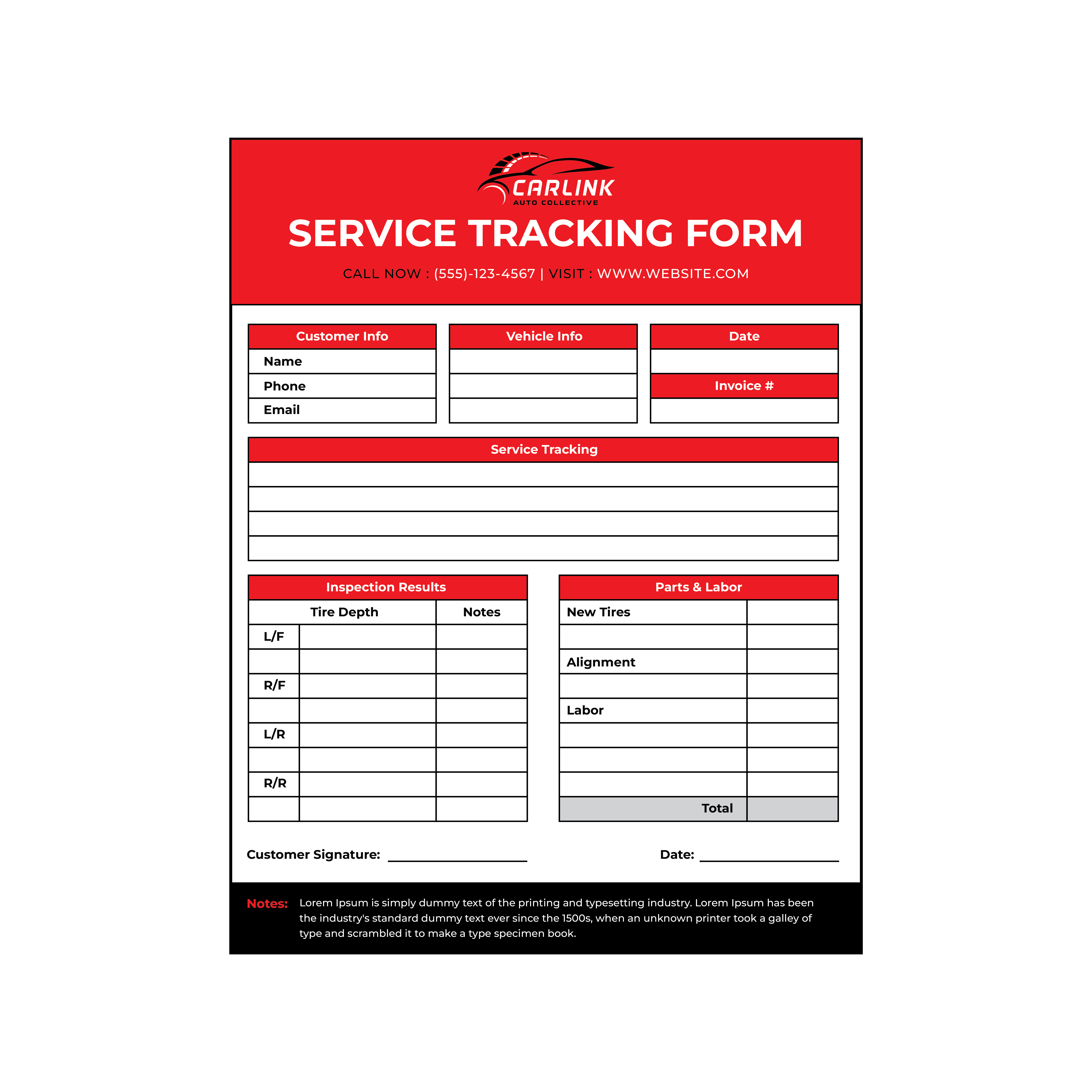NCR Forms - 2 Part