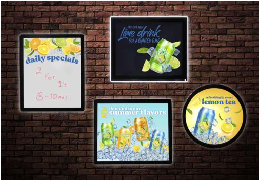 Edge Glo sign - Aaron