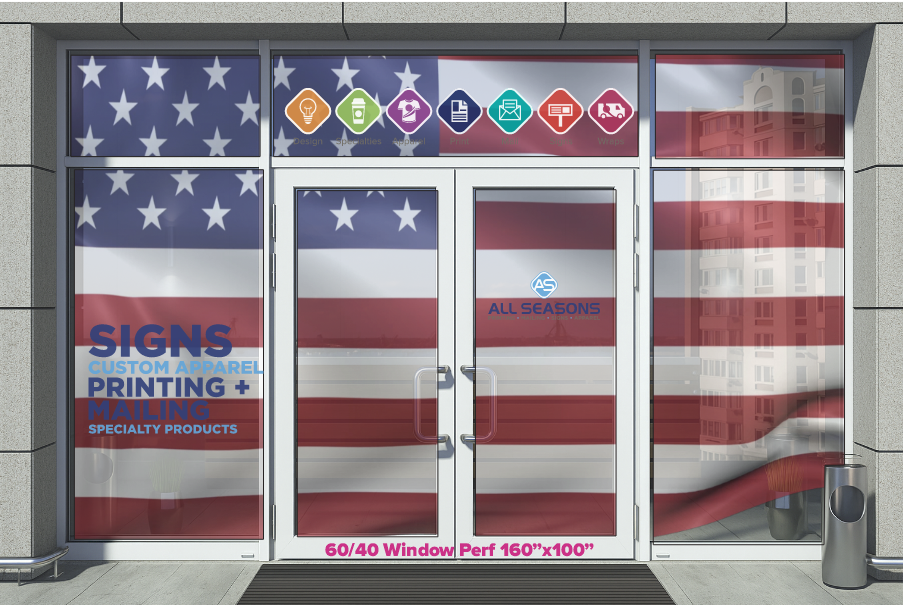 Storefront Window Graphics - View Through