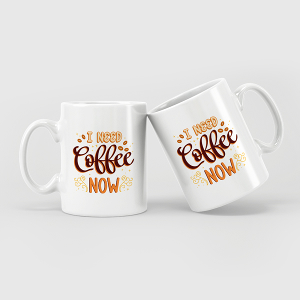 11 oz White Ceramic Mugs Made-in-USA