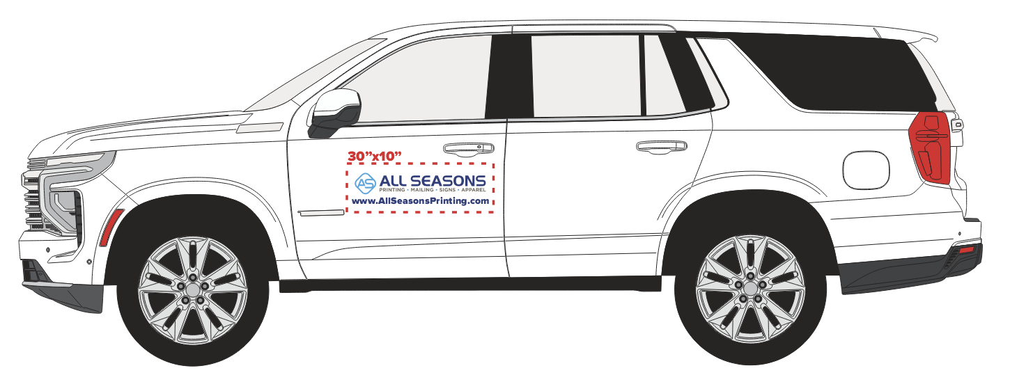 Small Door Logo 30" W x 10" H