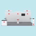 Impact Engage 10'x20' Tradeshow Booth Kit 4