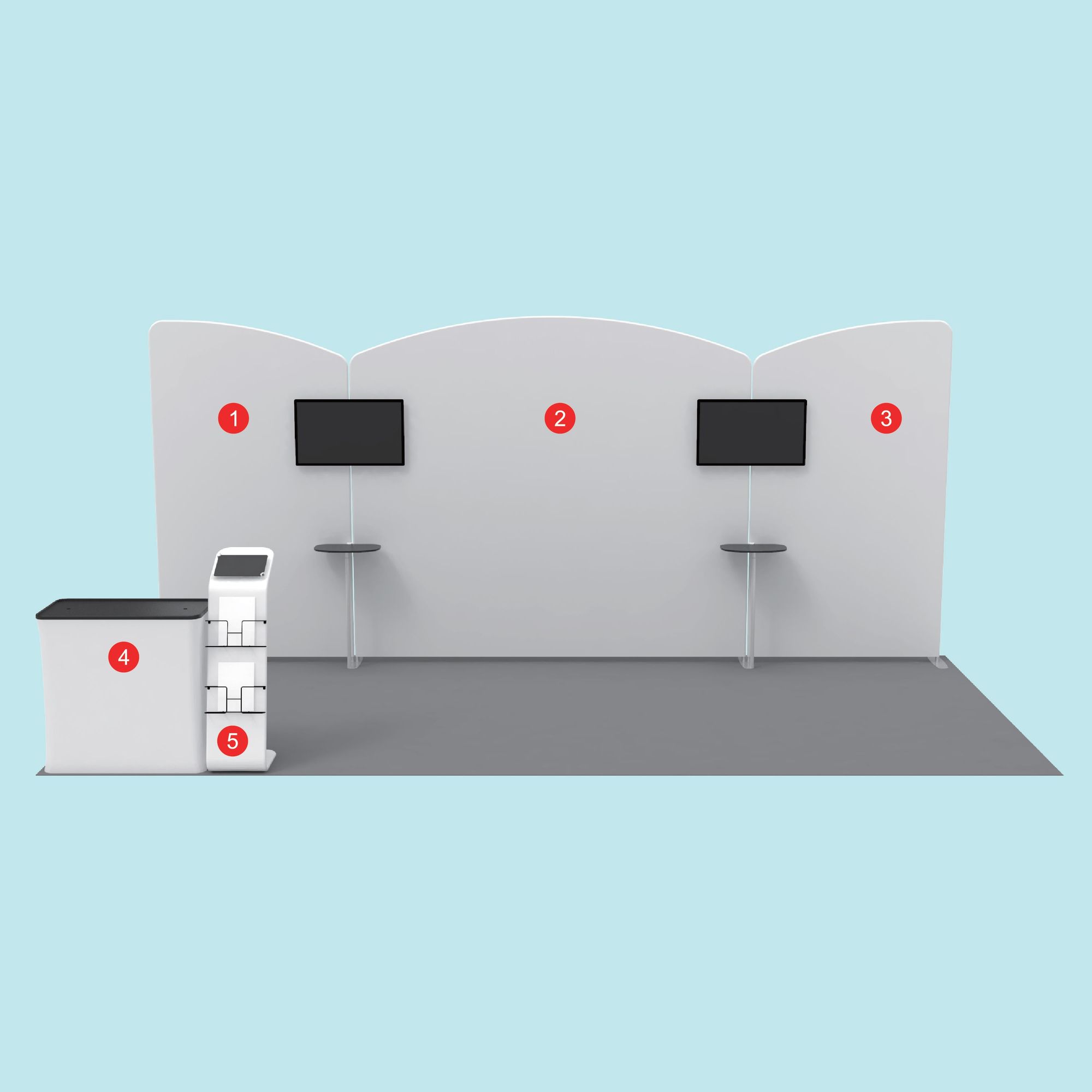 Impact Pro 10'x20' Tradeshow Booth Kit 3