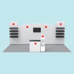 Impact Showcase 10'x20' Tradeshow Booth Kit 4
