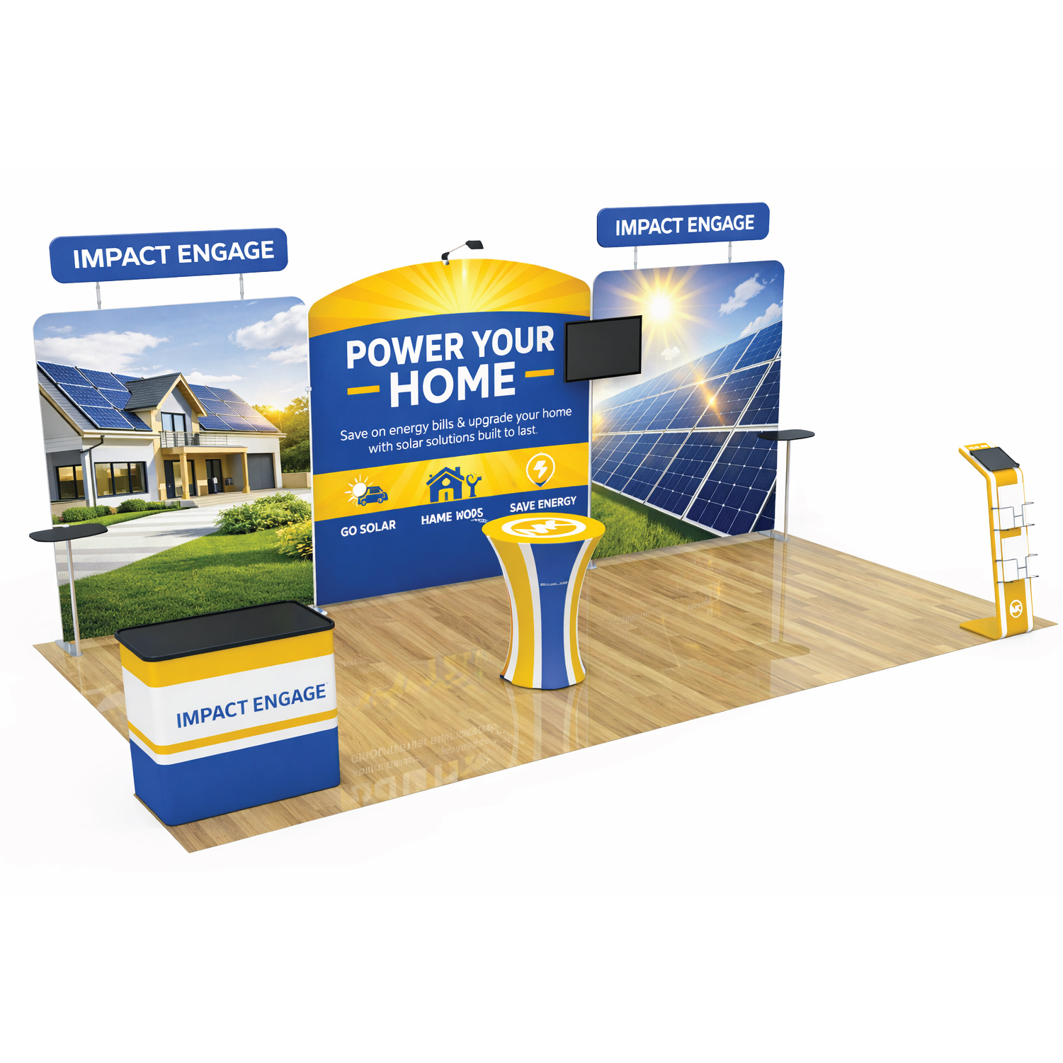 Impact Engage 10'x20' Tradeshow Booth Kit 2