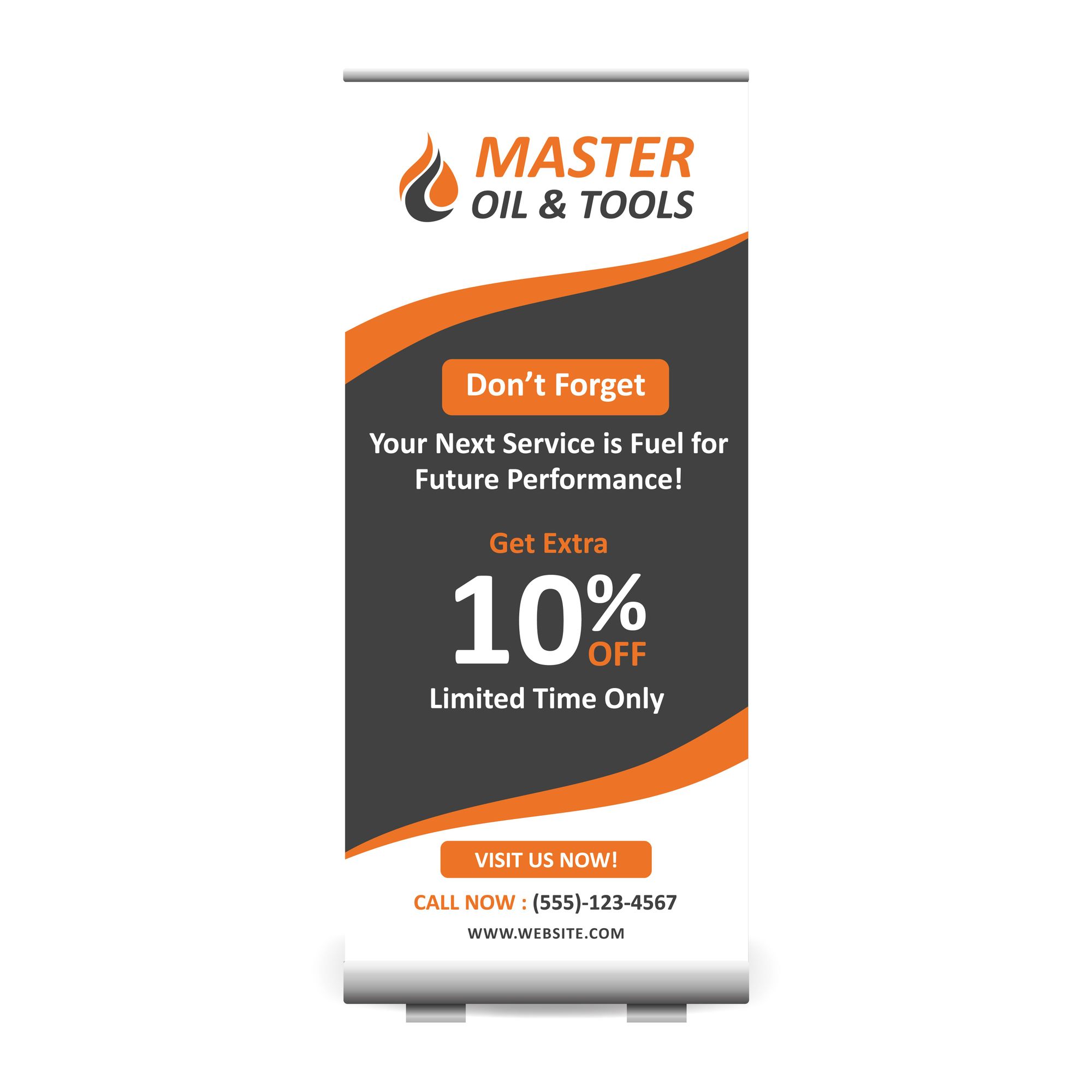 Economy Retractable Banner Stand 2