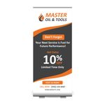 Economy Retractable Banner Stand 2