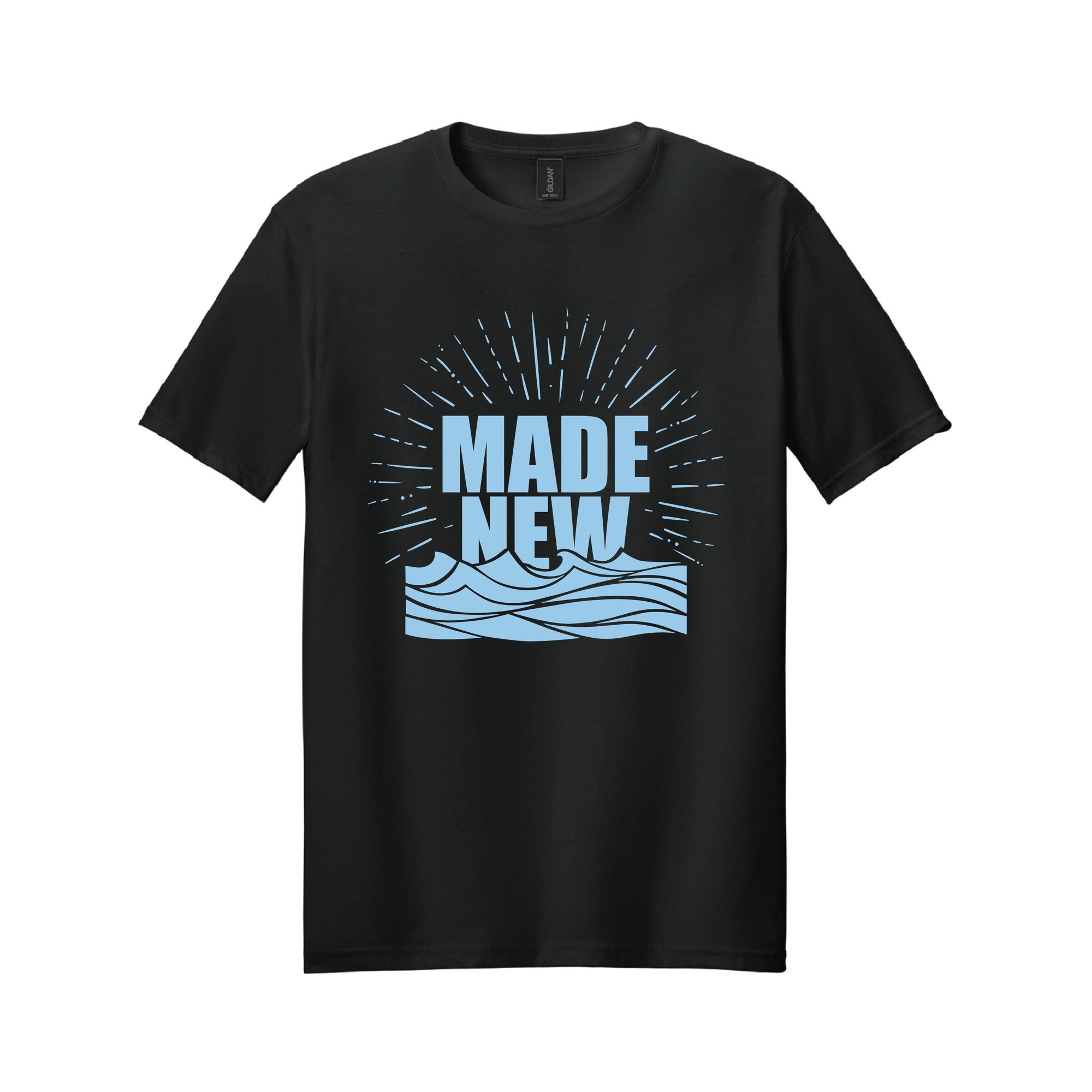 Baptism Shirt - Single Color, Front Print 3