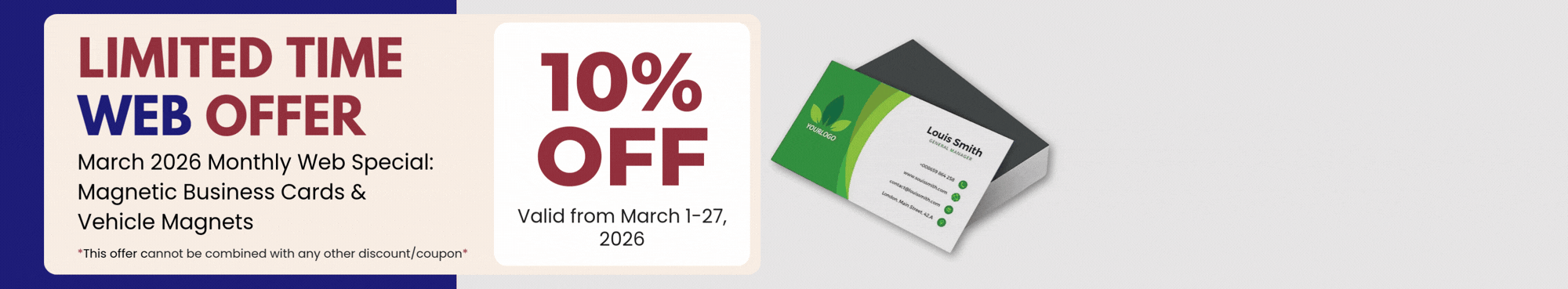 March Special Magnetic Business & Vehicle Mangets