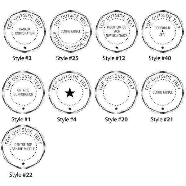 Please choose style of seals