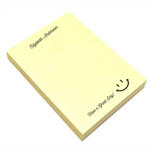 Post-it® Notes, iconic for their convenience and stick-on versatility, perfect for reminders, quick notes, and organizing tas