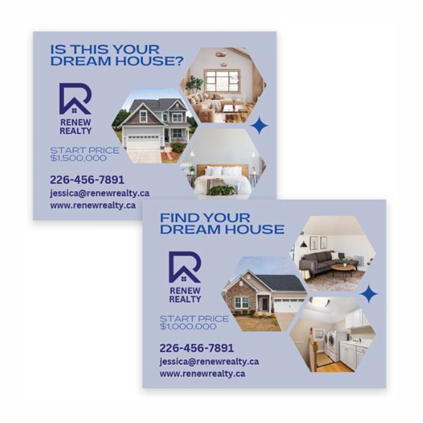 Custom postcards, available in quantities of 3000 and up, designed for impactful communication and widespread distribution, f