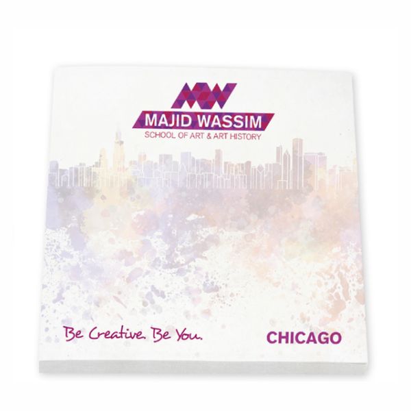 Sticky notes, handy for jotting quick reminders and organizing tasks, featuring a stick-on adhesive for easy placement on des