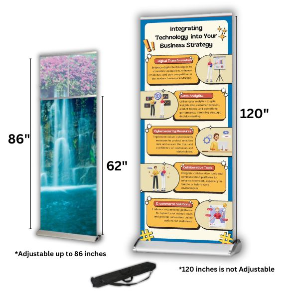 Telescopic (Tall) Pull Up Banner