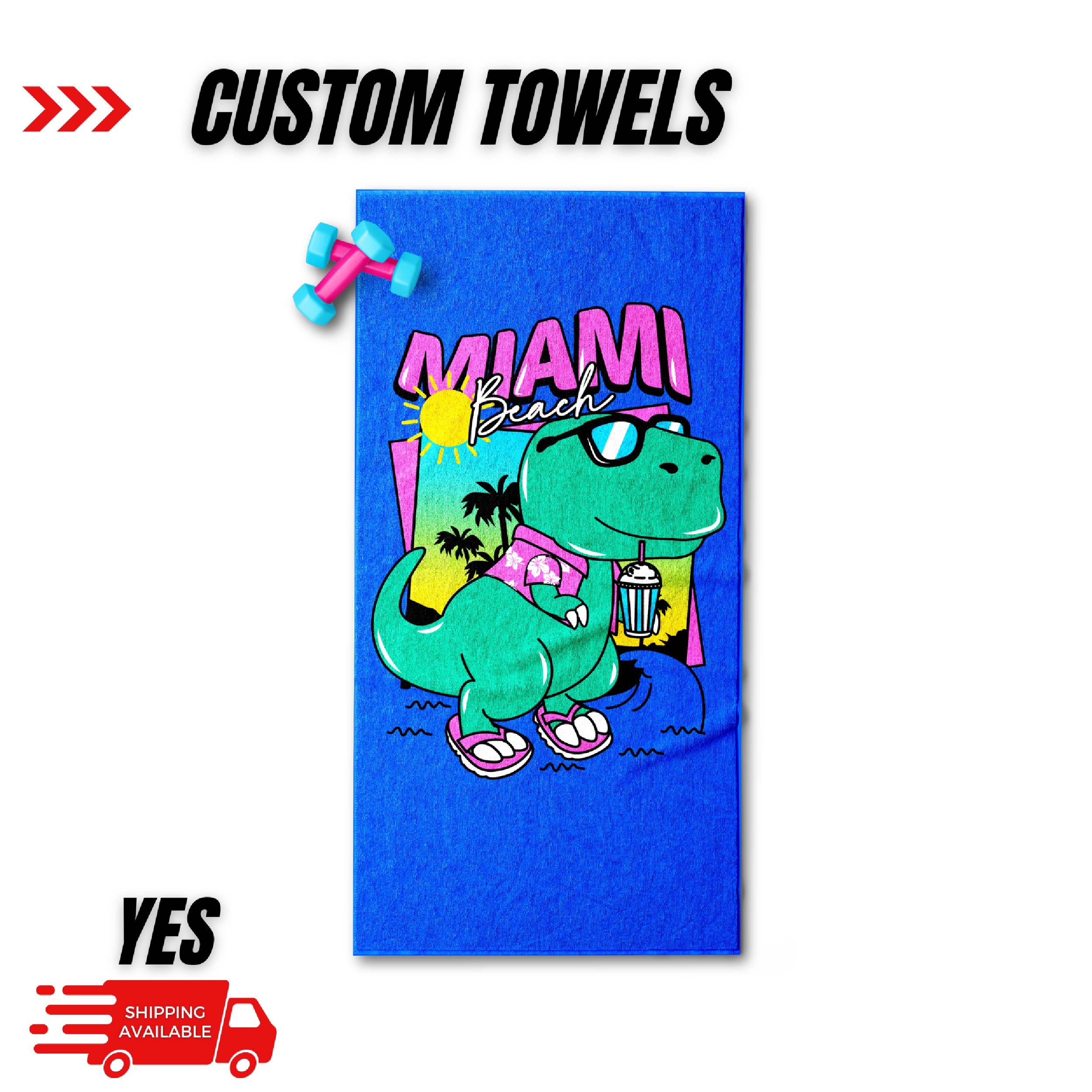 Custom towels