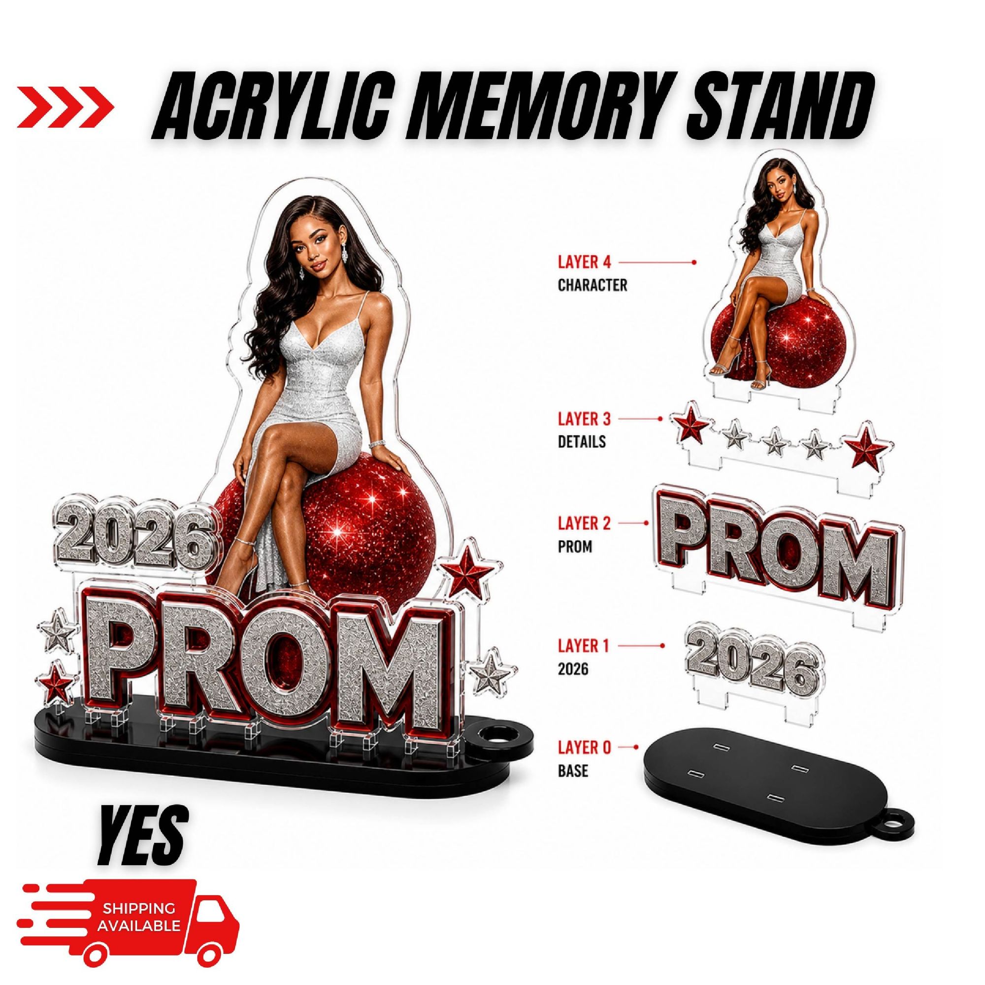 Acrylic Memory Stand