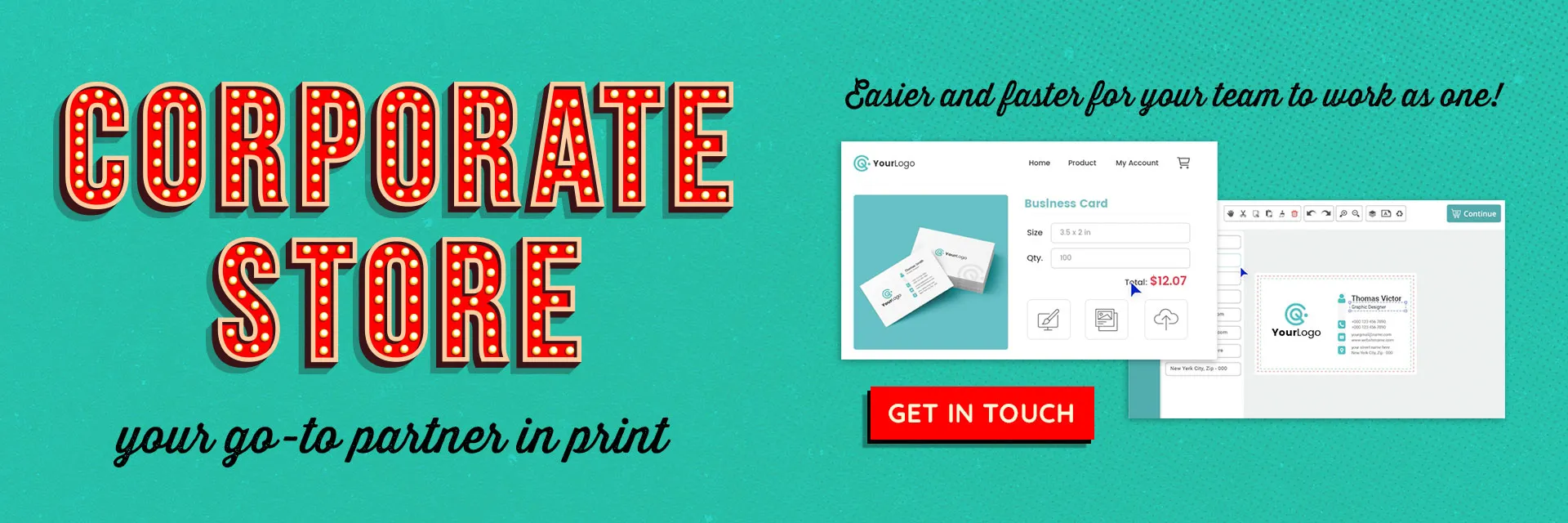 corporate store banner