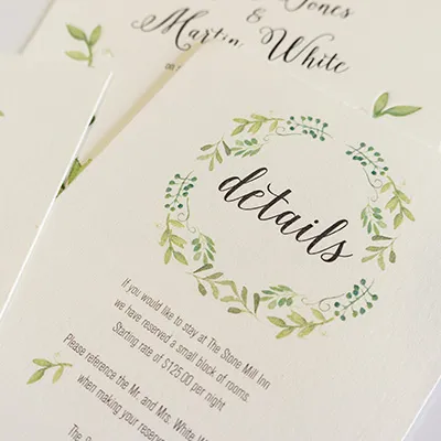 Wedding stationary