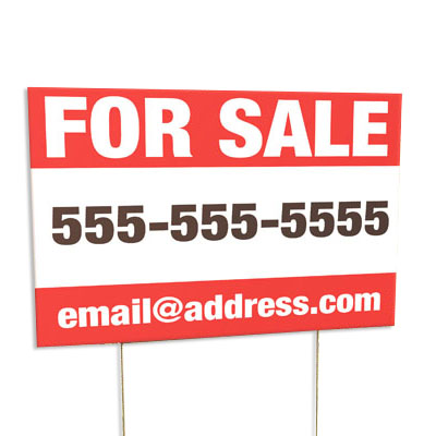Yard signs for sale yard sign template