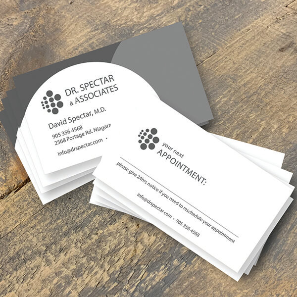 fillable appointment card example