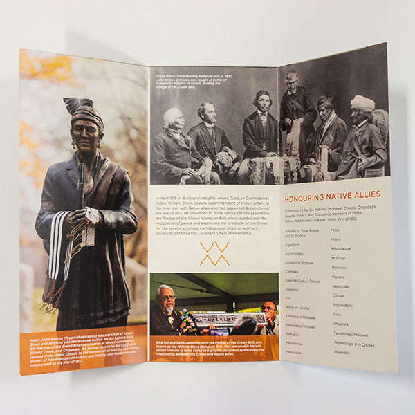 example of pizzeria tri fold brochure