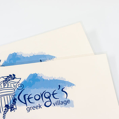 laminated paper with image