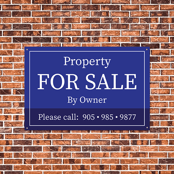 Coroplast Signs large plastic for sale sign