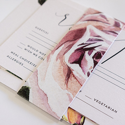 wedding stationary packs