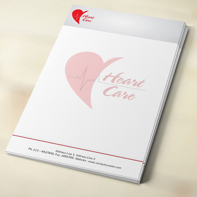 custom letterheads for healthcare
