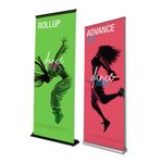 Retractable floor banner 1