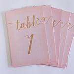 Table numbers 1