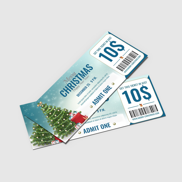 Event Tickets (Numbered, Perforated) 3