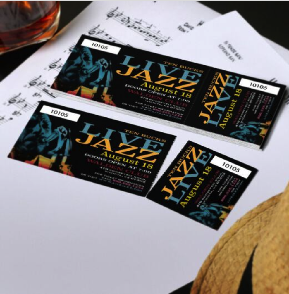 Event Tickets (Numbered, Perforated) 2
