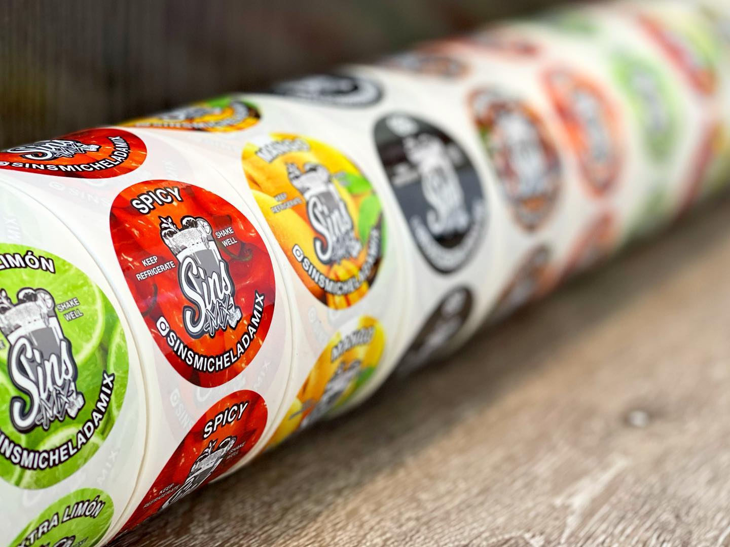 Circle Printed Labels 5