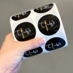 Circle Printed Labels 3