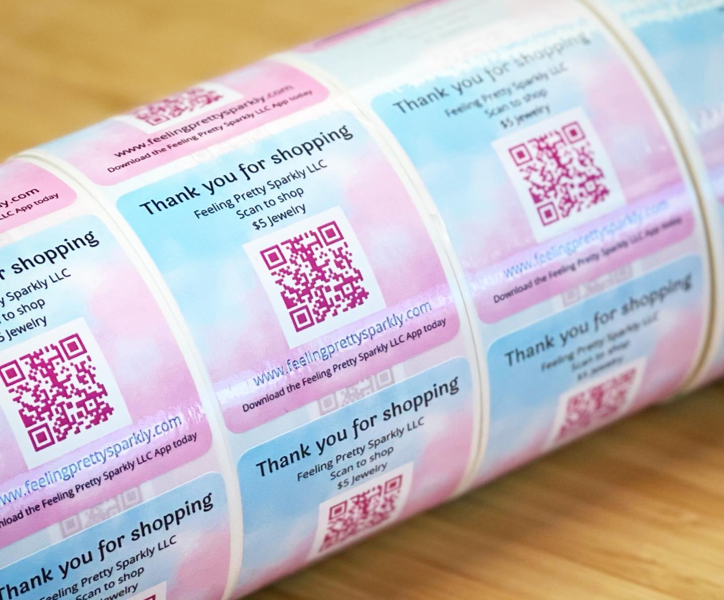 Square Printed Labels 4