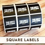 Square Printed Labels 1