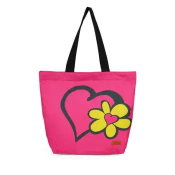 Large Tote - Pink Heart