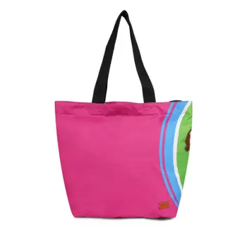 Large Tote - Playful Pink