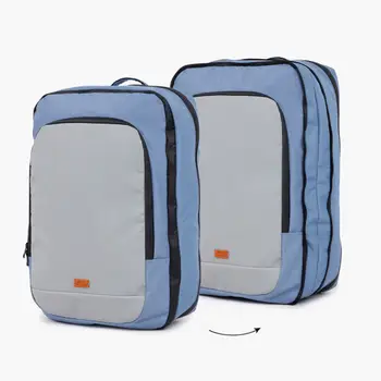 Expandable Backpack - Sky Blue