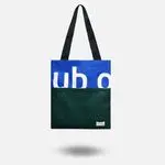 Basic Tote - Green Meshed with Blue
